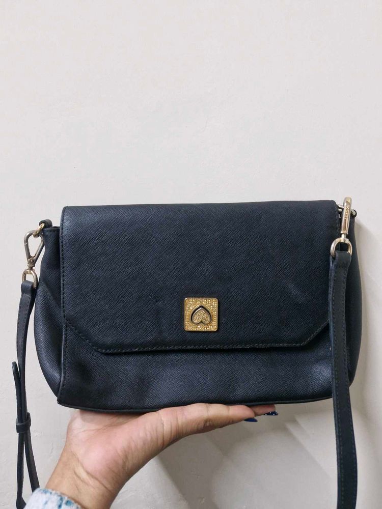 authentic lovcat Chic Black Crossbody Bag