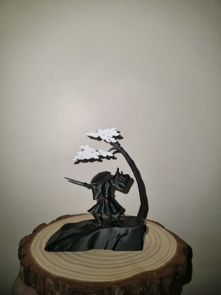 3D printed Samurai Warrior Statue