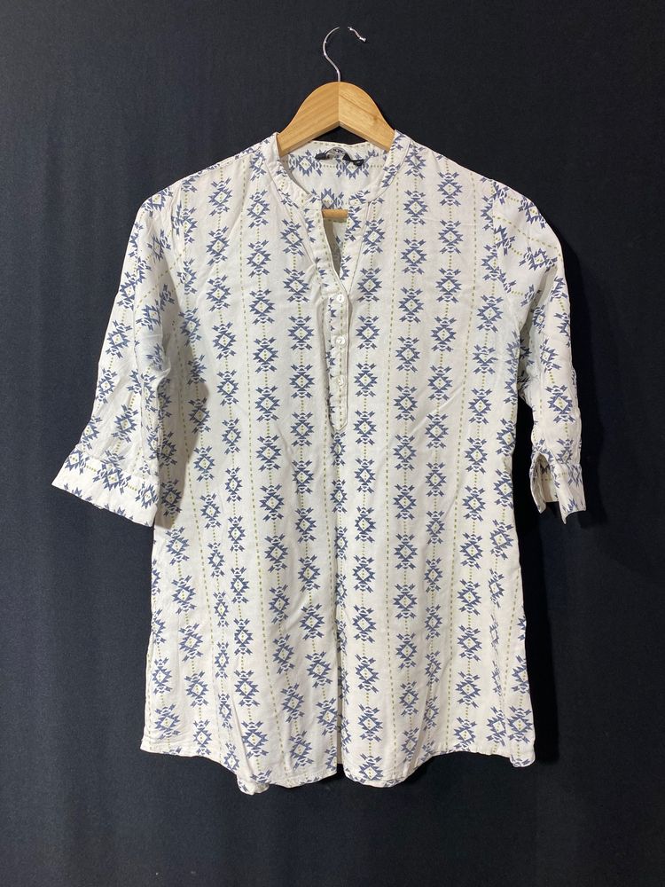 Zudio Women White Printed Top