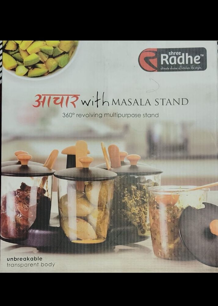 Aachaar With Masala Stand
