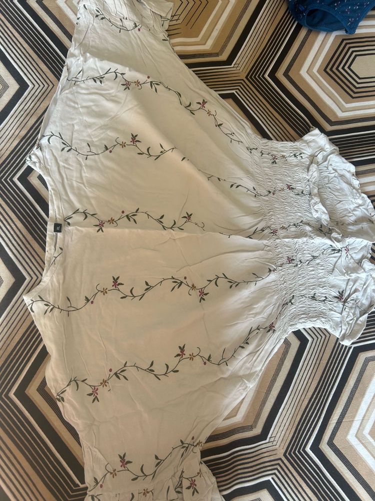 Floral Print White top