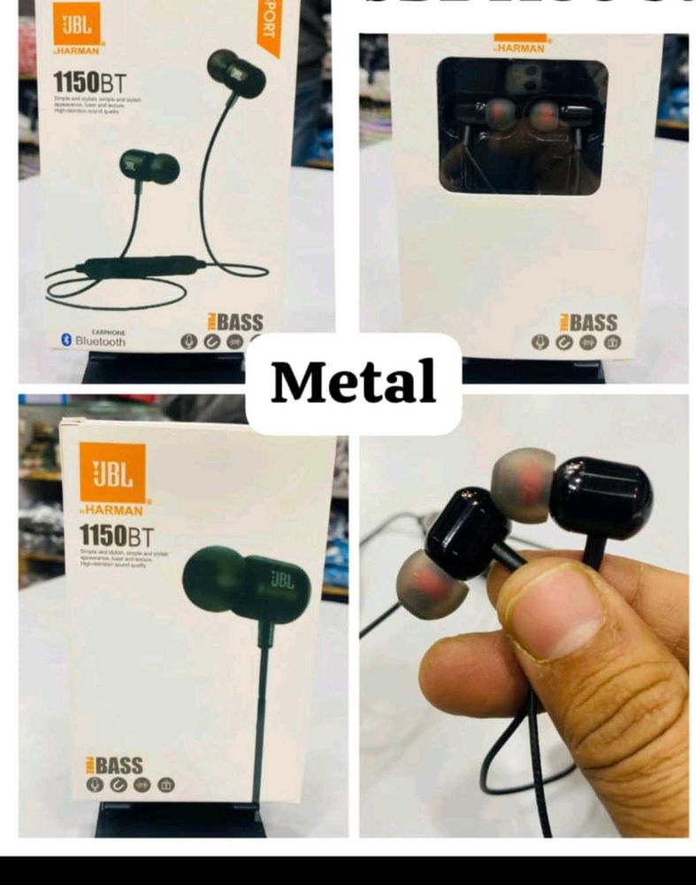 Bluetooth  metal Neckband (new Seal Packed