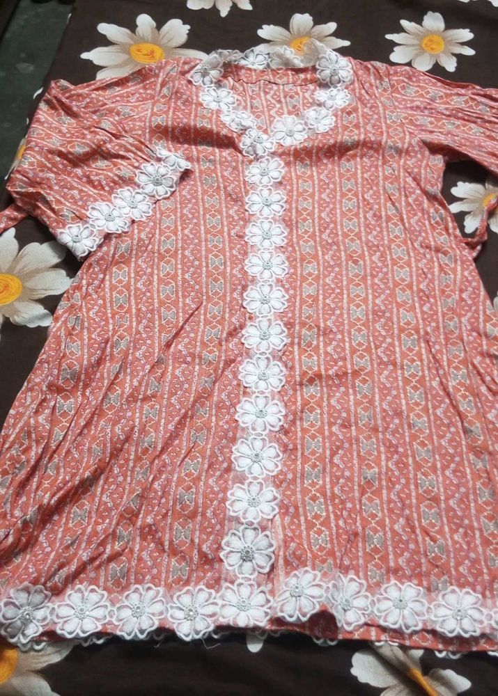 Beautiful Peach Cord Set