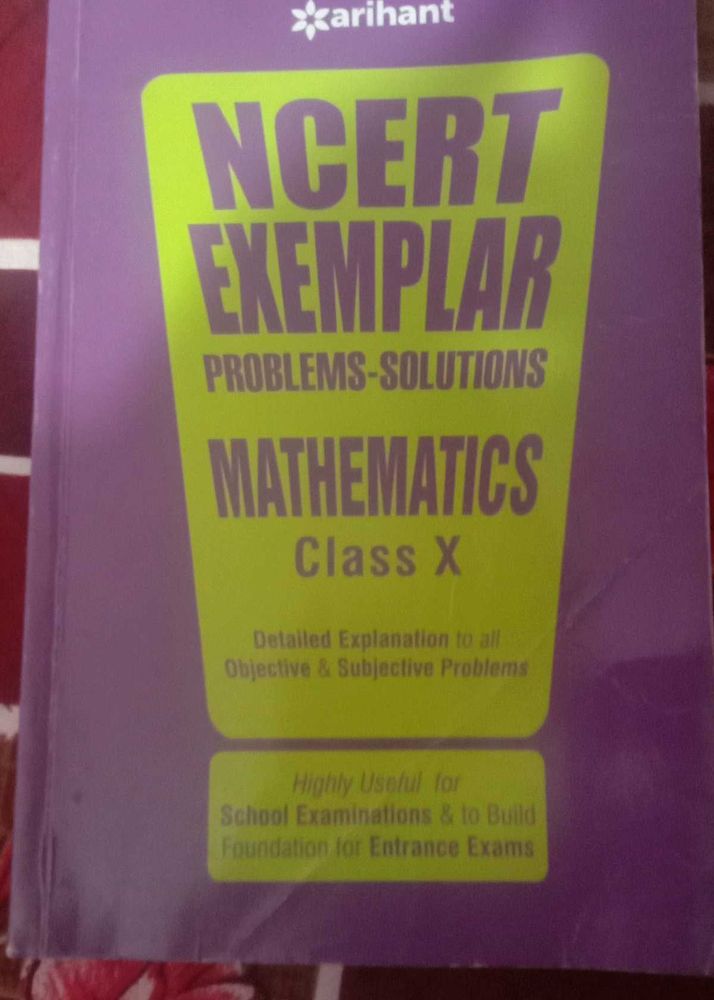 NCERT Exampler Problem - Solution Book
