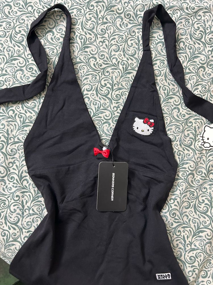 ⋆˚꩜｡ Hello Kitty Halter top