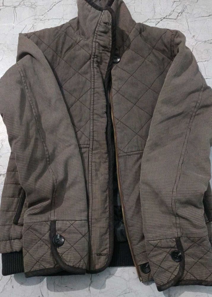 Quilted Brown Jacket