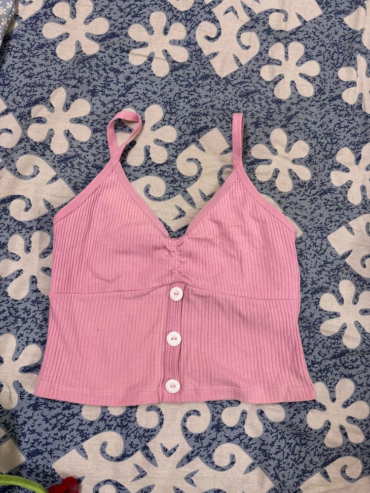 Pink Tank Top |Cute| Size S