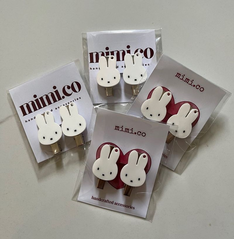 Miffy Hair Clips (set of 4)