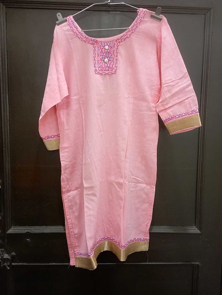Pink Choodidar Salwar Kurta Set