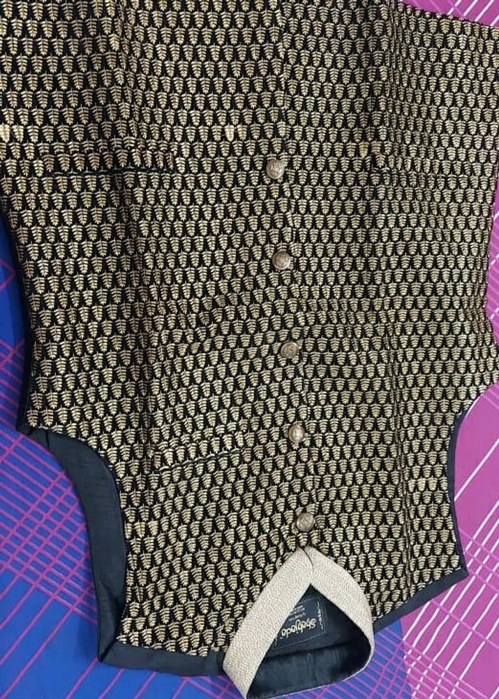 Jacket With Kurta Pajama Pathani Dress For Mens On