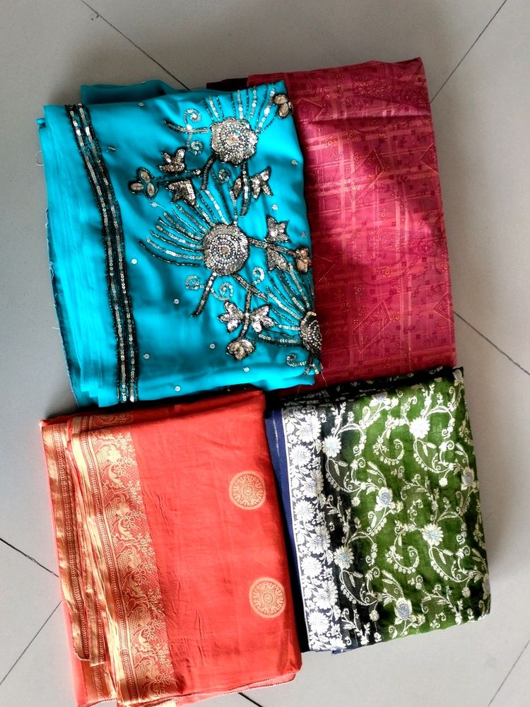 Combo Of 4 😍Saree😍