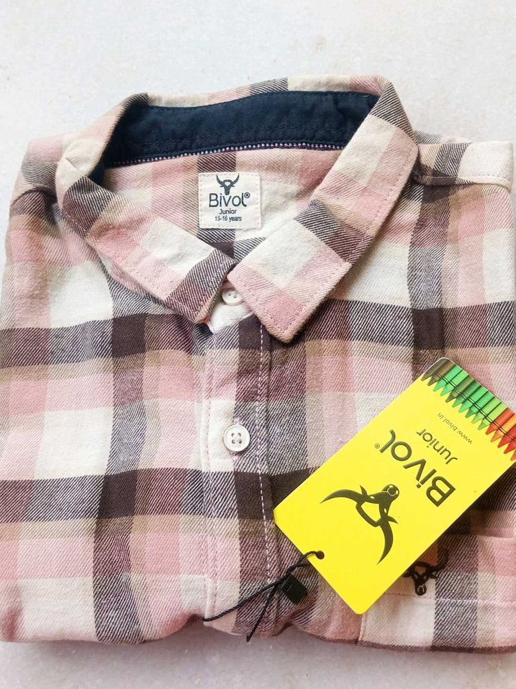 Boy&#39;s Checkered Shirt