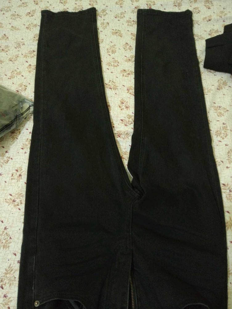 High Waist Black Jeans