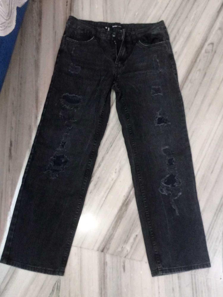 Two Ripped Black Jeans