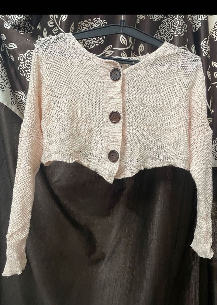 🎀Made in korea Cropped Knit Cardigan