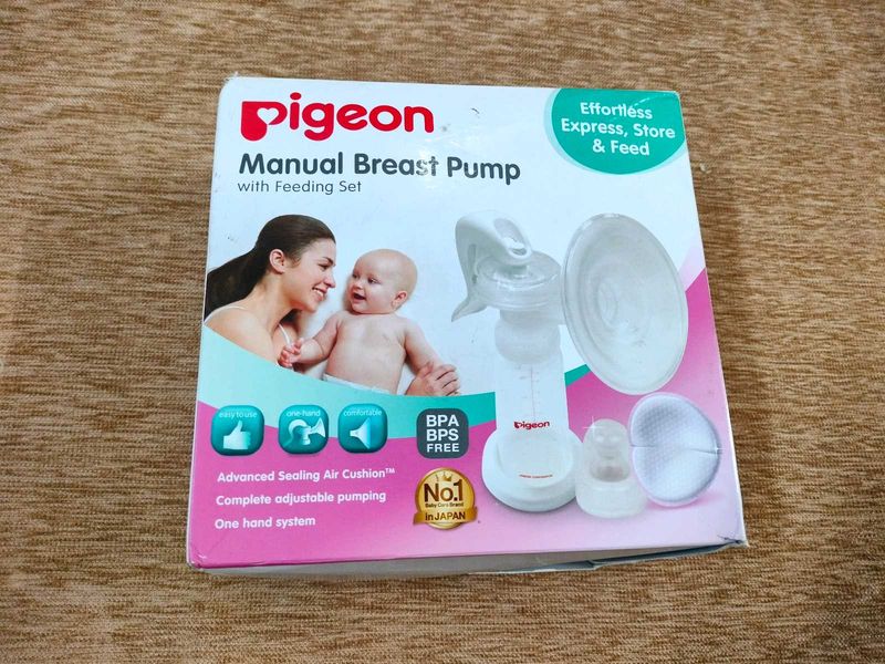 Pigeon Manual Breast Pump With Feeding Set