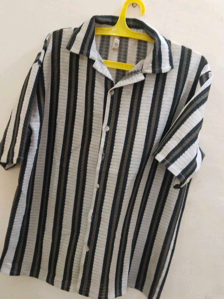 Striped Short Sleeve Shirt