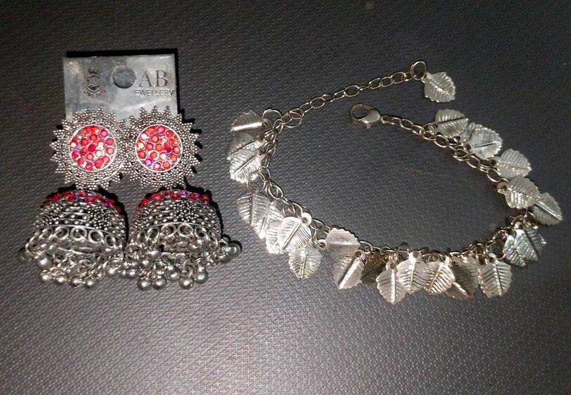 Earring with bracelet Set