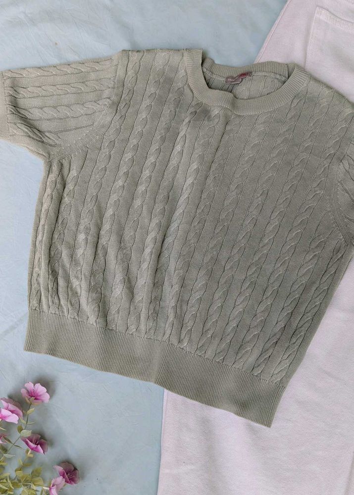 Sweater Crop Top
