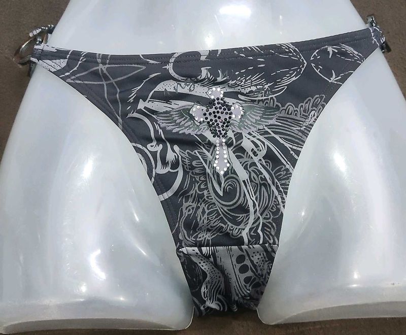 Patterned Bikini Bottom 🔥