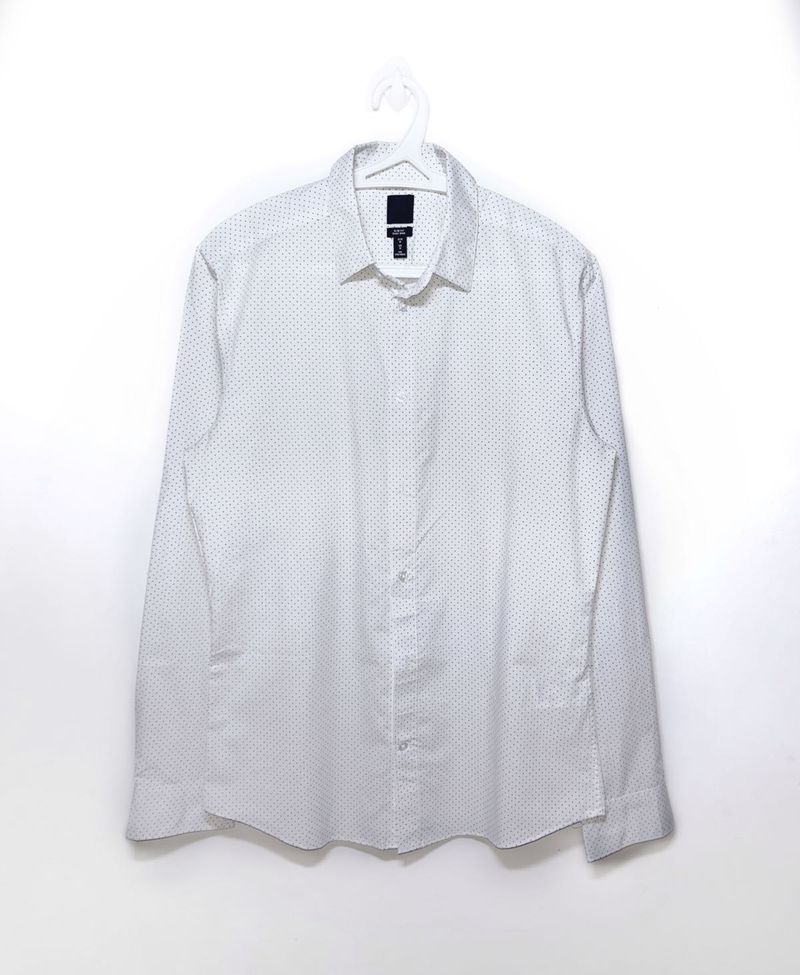 White Patterned Shirt