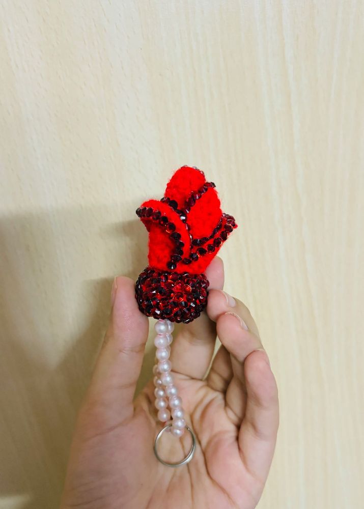 Rose Key Ring
