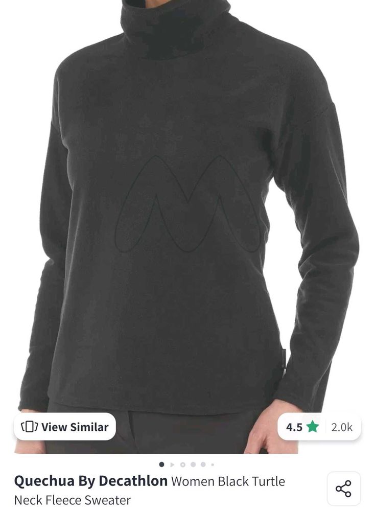 Unused Cozy Fleece Turtleneck Sweater