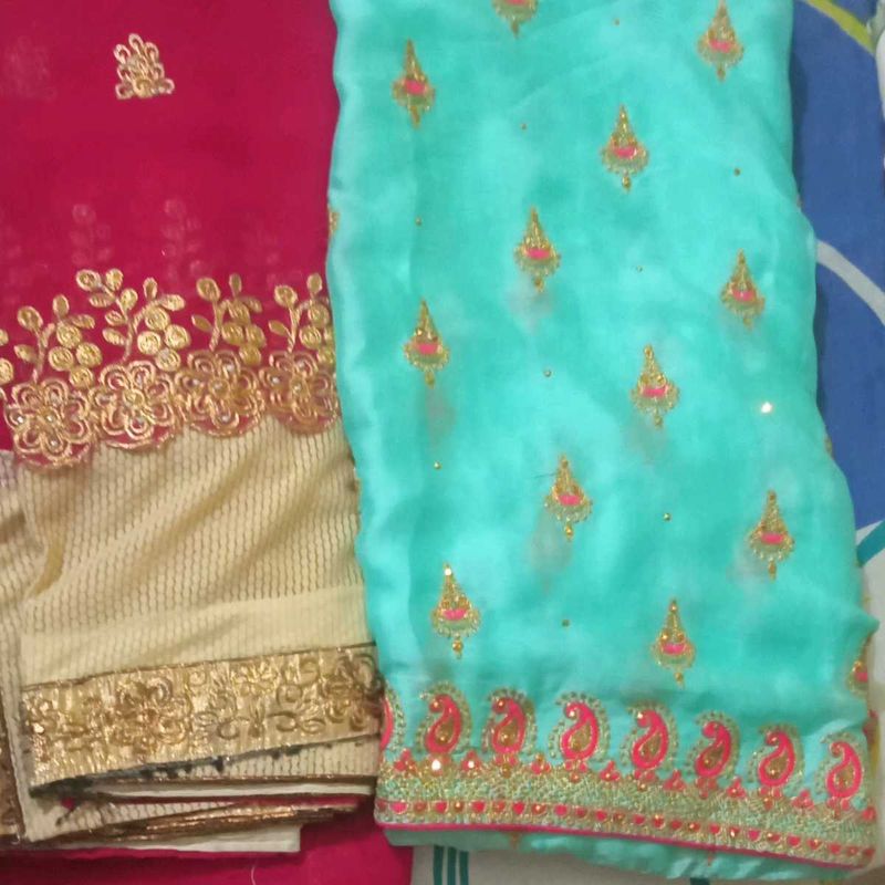 2 Combo Sarees So Beautiful