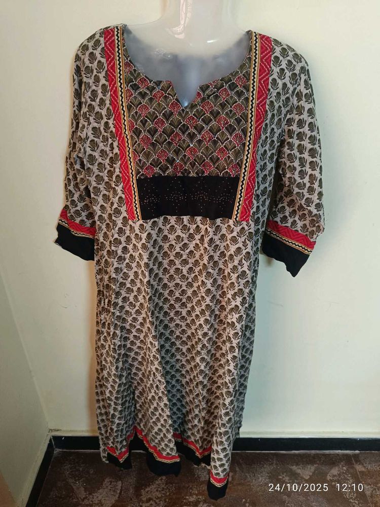 xxl cotton Printed Kurta