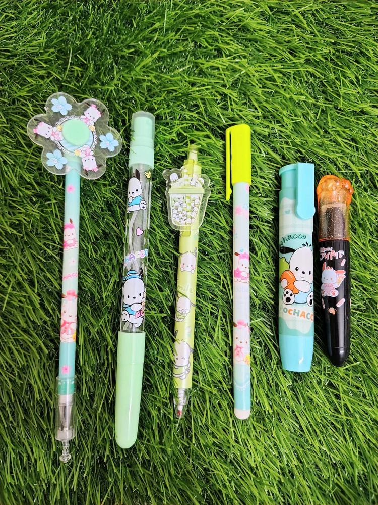 Pochacco Stationery Items Combo