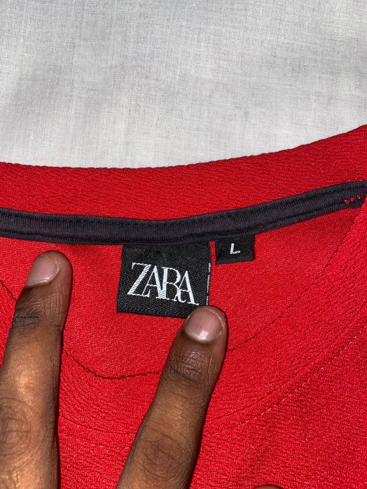 Zara Red Sweatshirt