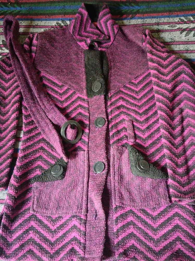 Stylish Patterned Coat