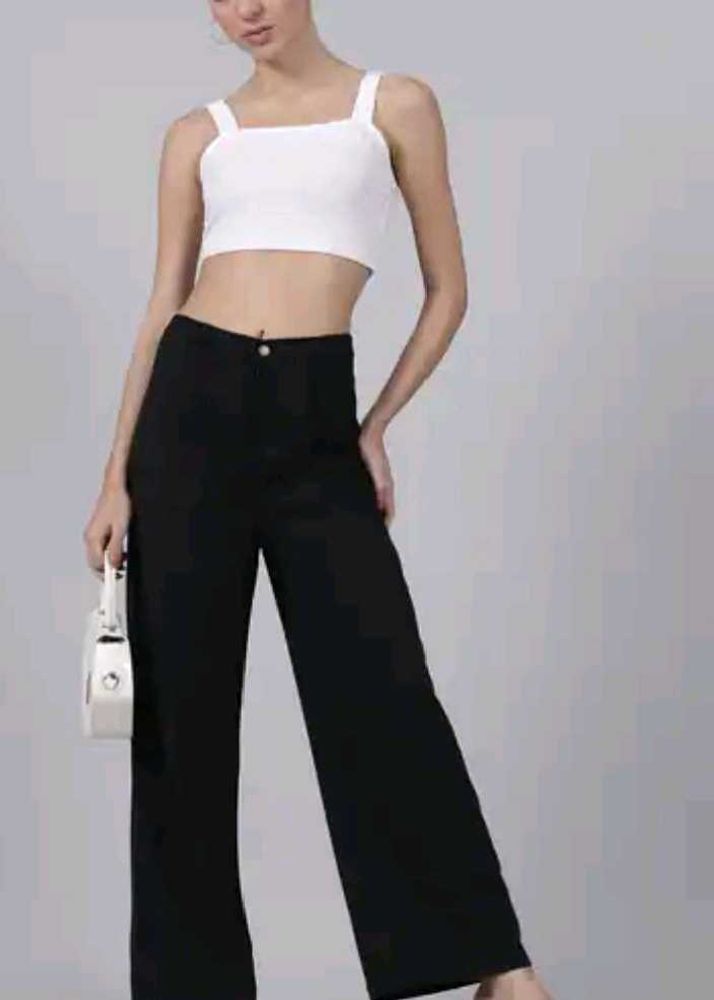 Wide Leg Black Pants