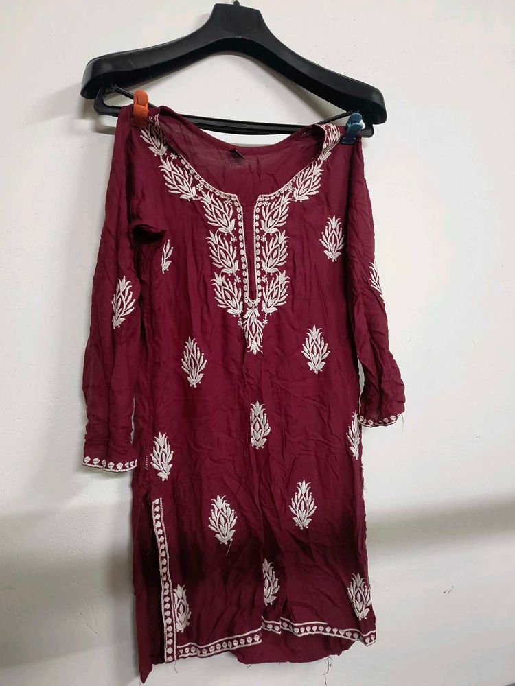 Embroidery Short Kurti