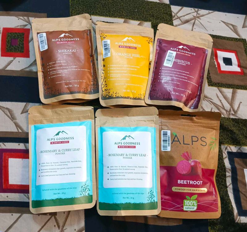 Alps Goodness Hair Powders