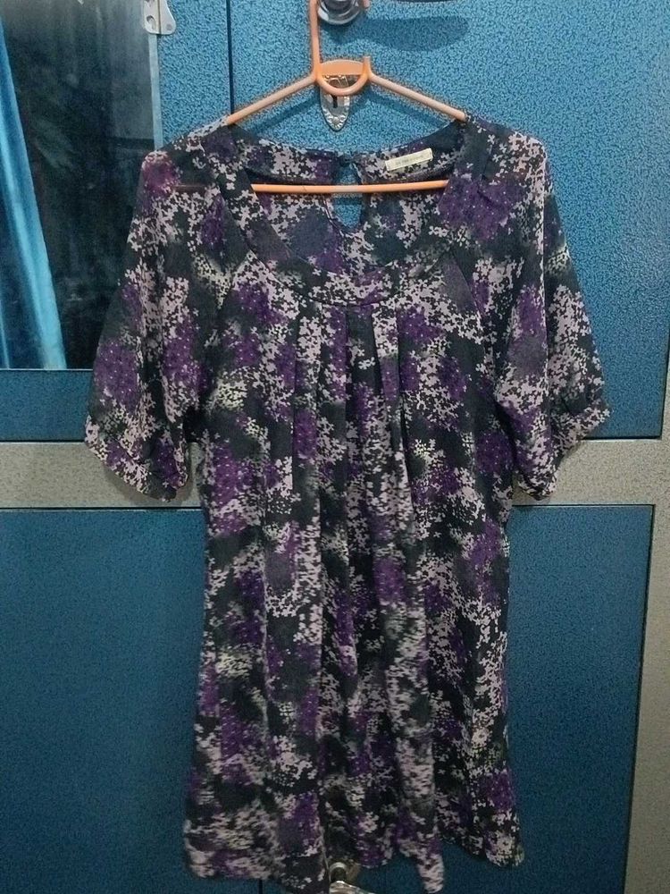 Floral Purple Dress