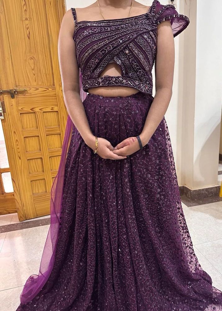 Gorgeous Purple Lehenga Choli Set