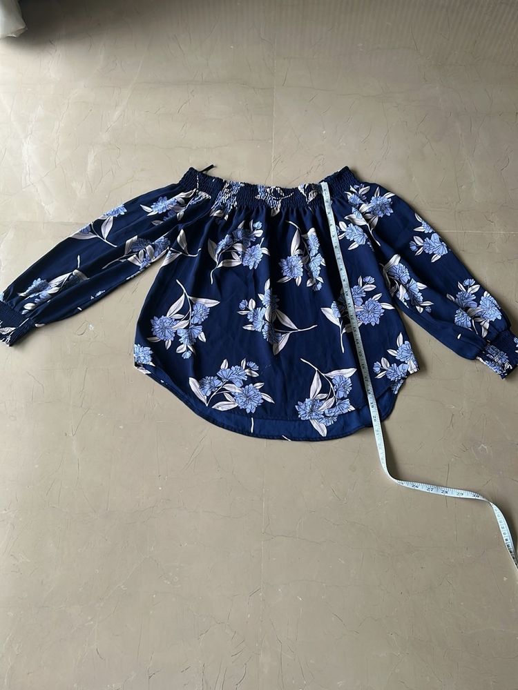 Chic Floral Off-Shoulder Top for Women