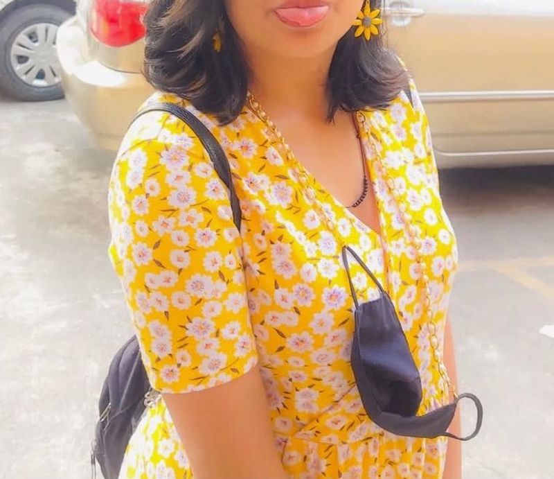 Yellow Floral Summer Dress