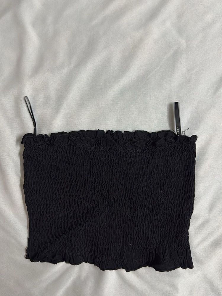 shein Black Tube Top