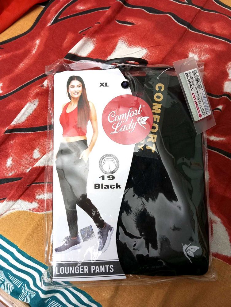 Comfort Lady Lounger Pants - Black