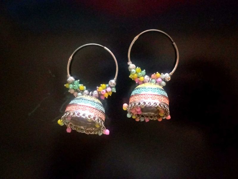Multicolour Jhumka