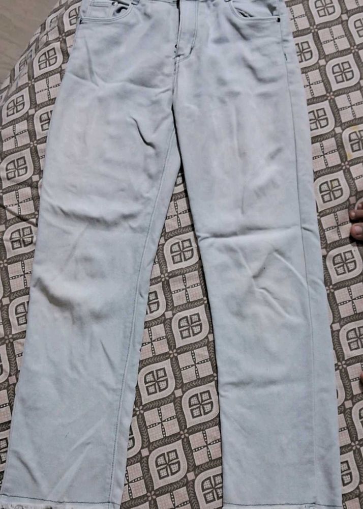 Light Wash Denim Pant