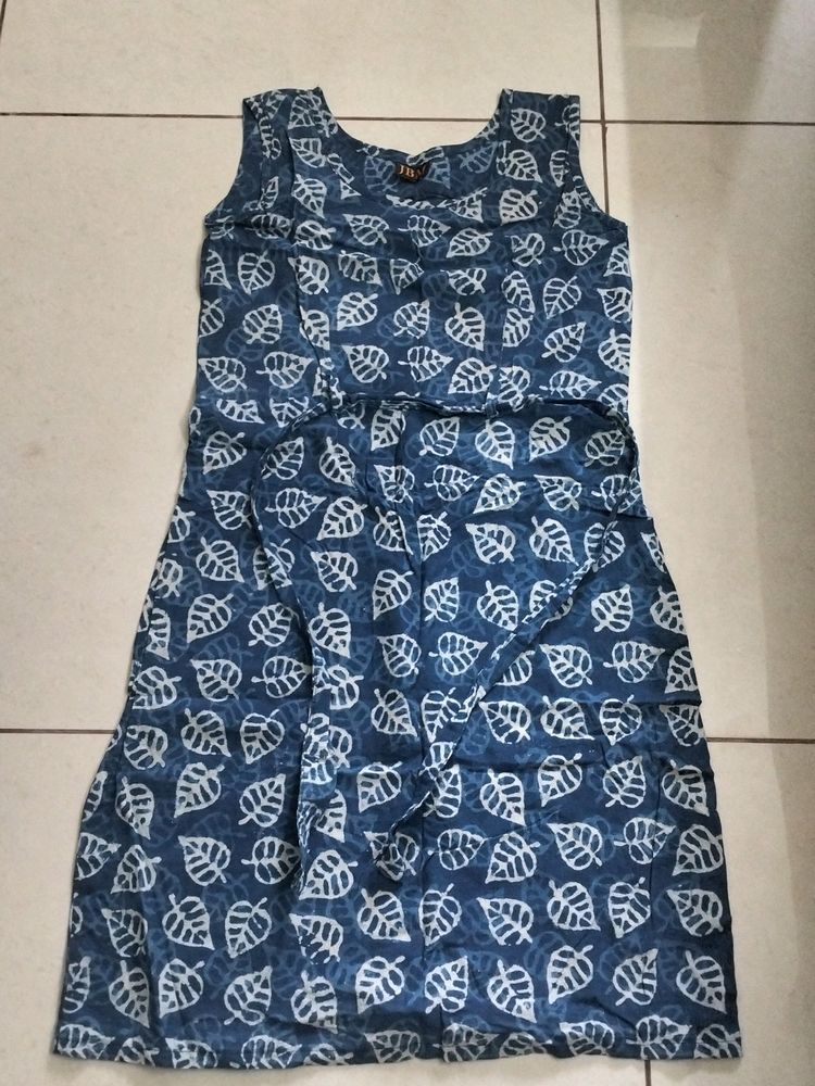 A White+Blue One-piece