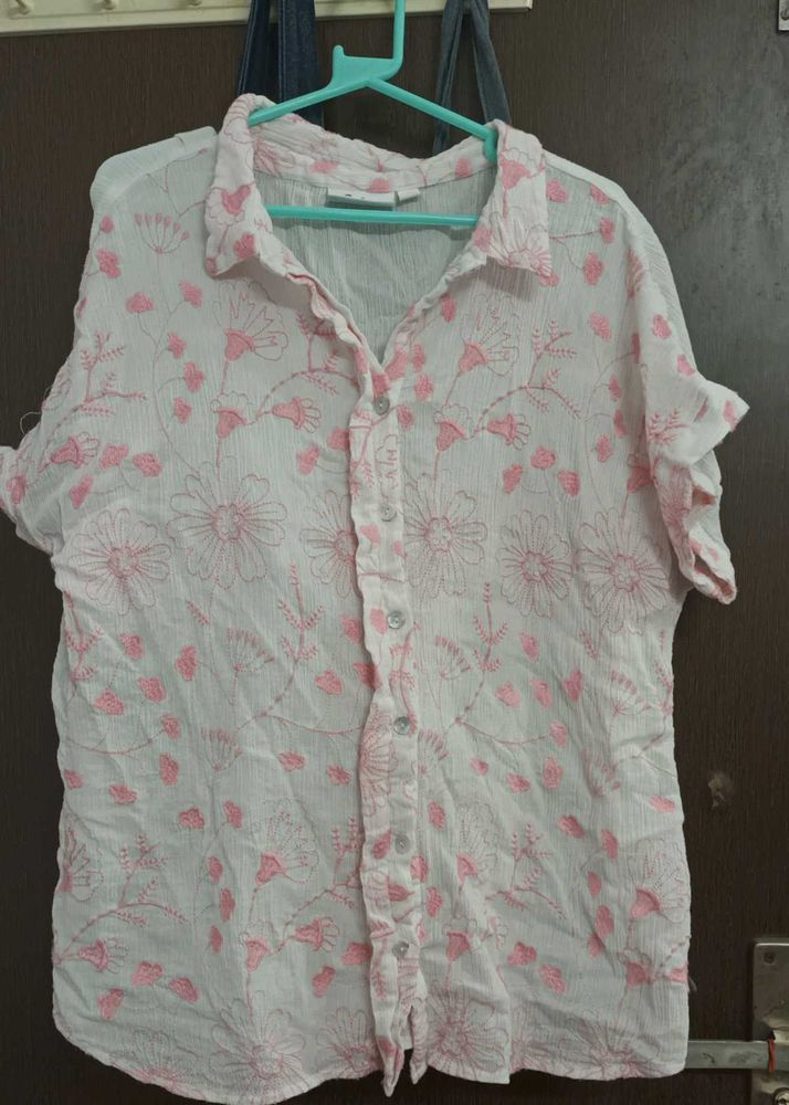 Floral Embroidered Top