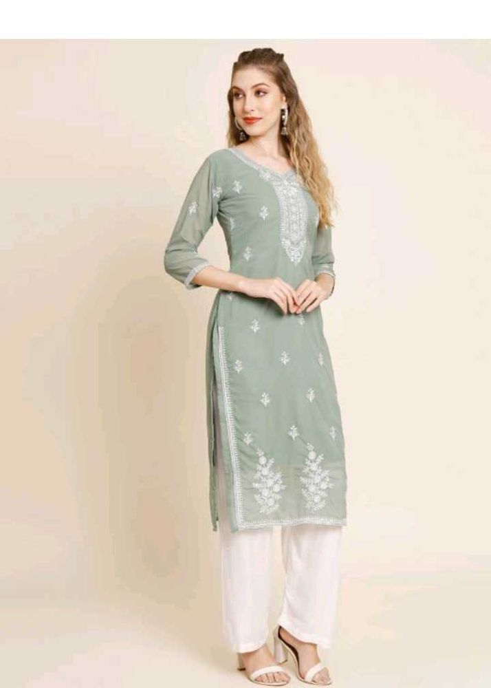Elegant Embroidered Kurta Set
