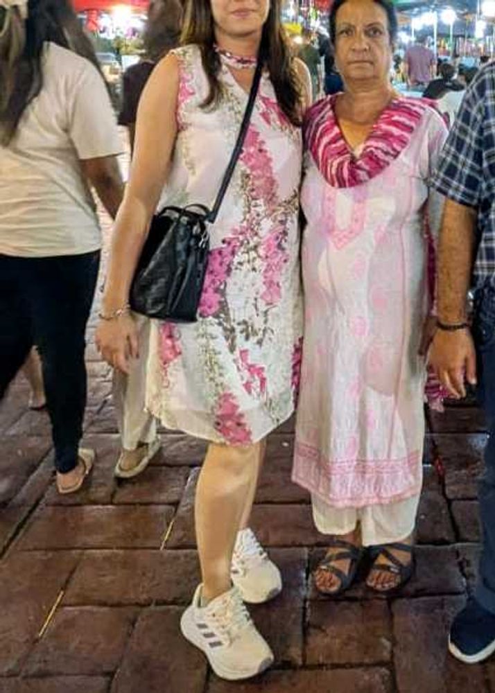 White Floral Dress