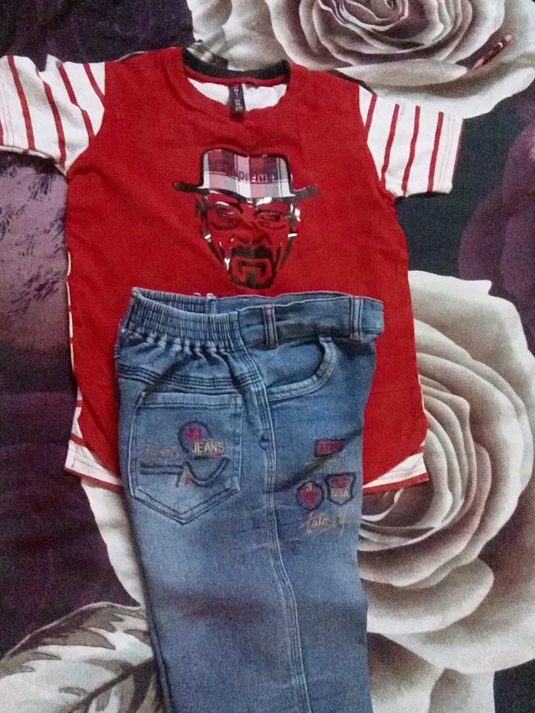 Combo Tshirt With One Pant