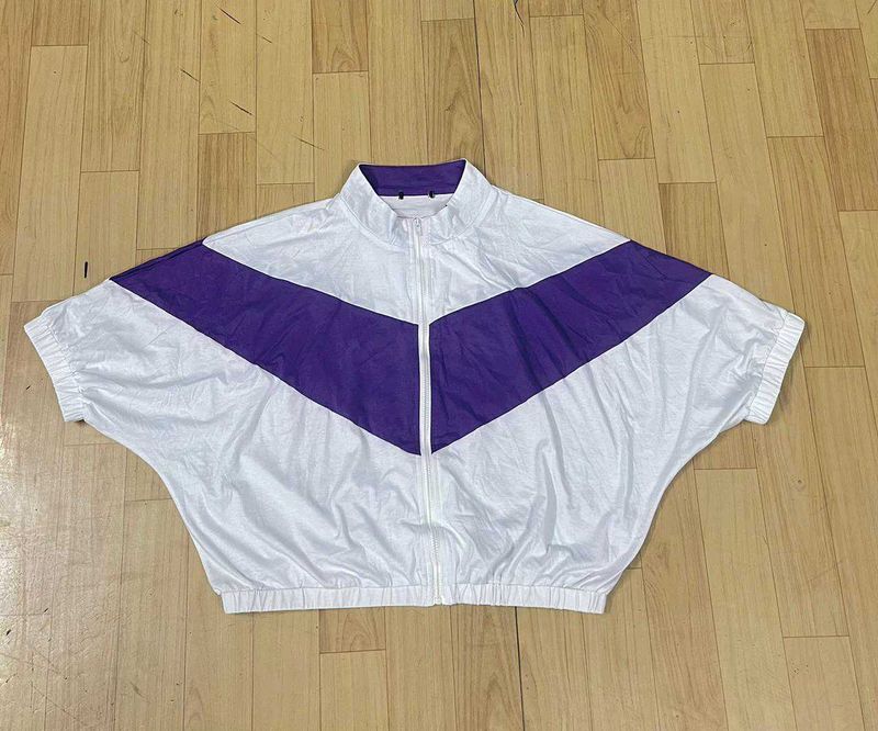 Oversized Colorblock Jacket.