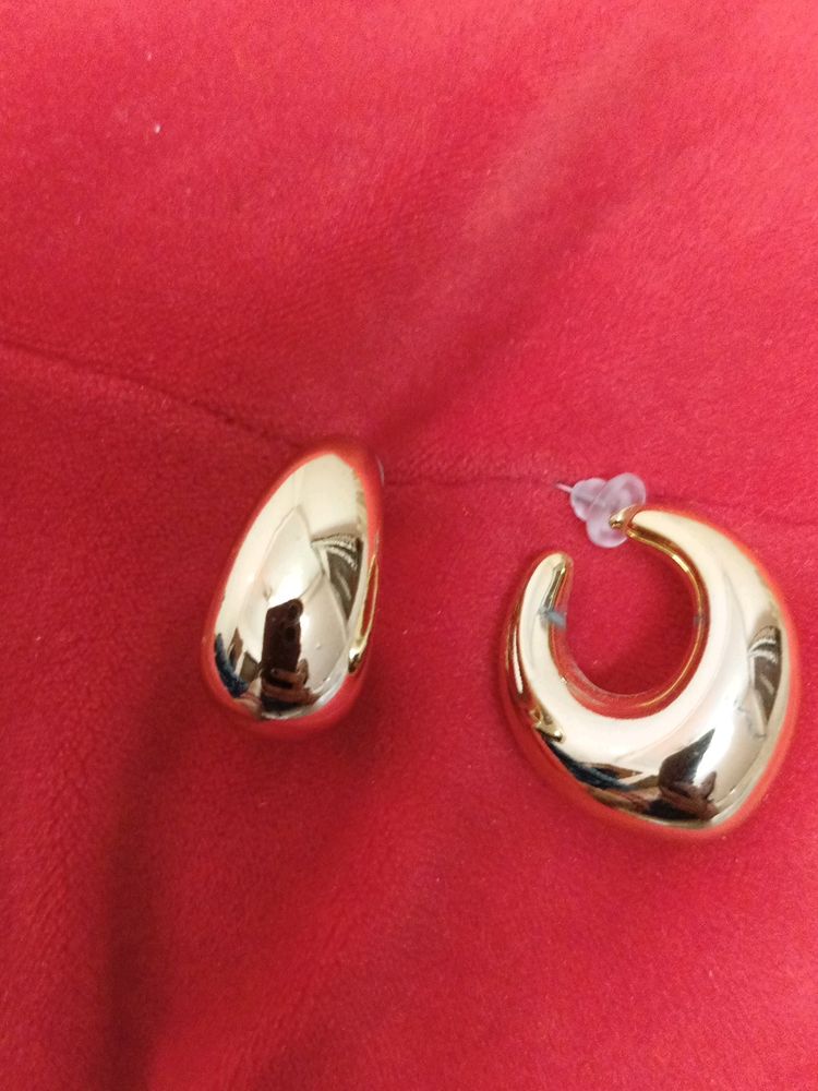 Light weight golden earring
